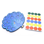 Весёлые кружочки павлин