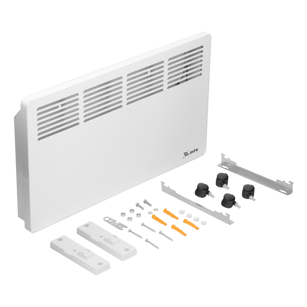 Конвектор электрический КМ-2000.2, 230 В, 2000 Вт, X-образный нагреватель, колеса, термостат MTX