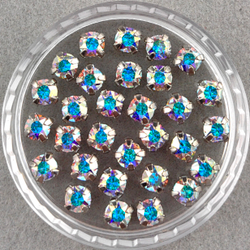 Swarovski 1088 XIRIUS Chaton в оправах, Crystal AB/Platinum