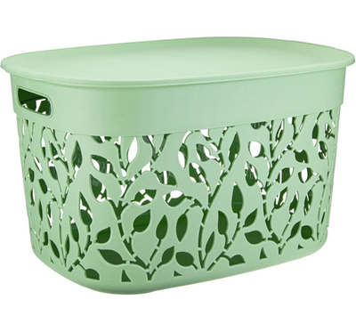 Коробка ФЛОРА 25л с крышкой М2364