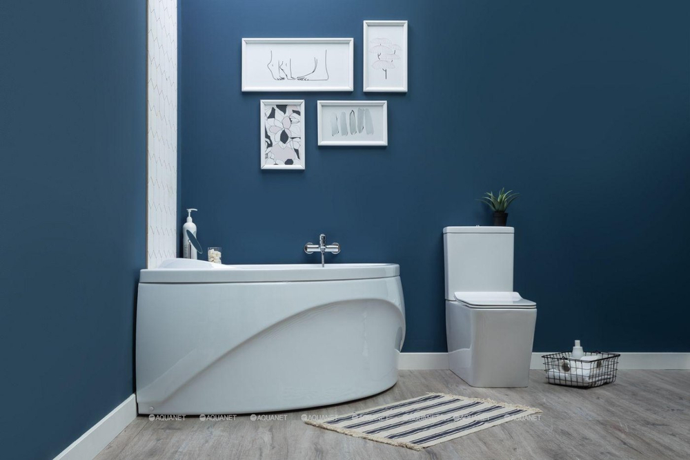 Акриловая ванна Aquanet (Акванет) Fregate 120x120 с каркасом