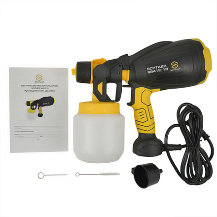 Электрический окрасочный пистолет Schtaer S641E-18, 220V/50Hz, 550W, сопло 1.8