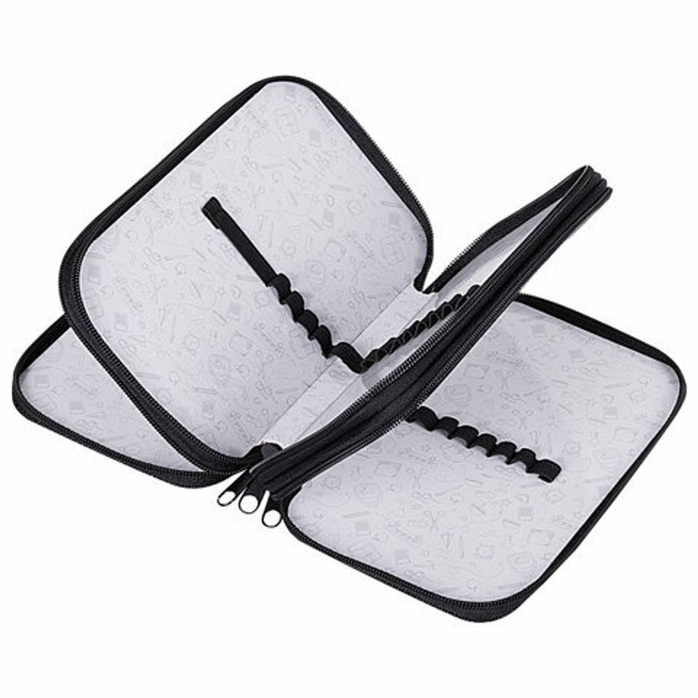 Пенал ПИФАГОР, 3 отделения, ламинированный картон, 19х11 см, "Big Wheels", 271548