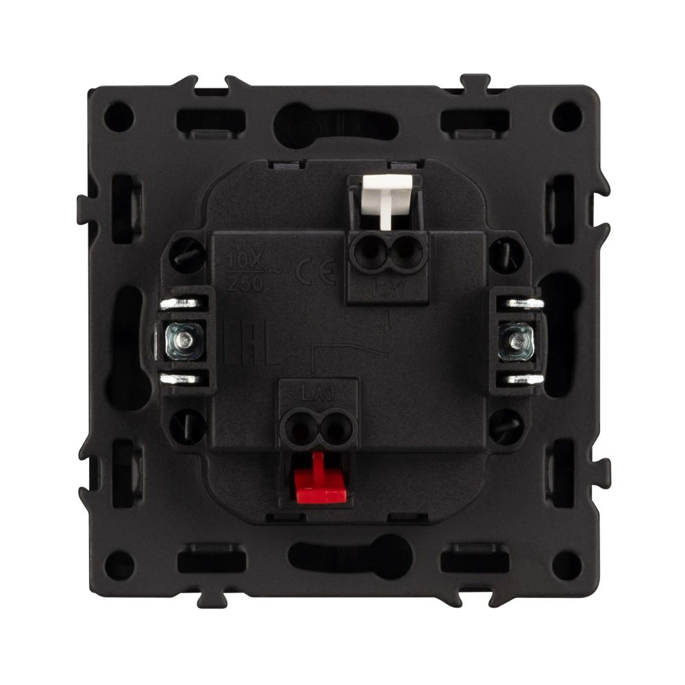 Механизм звонкового выключателя SWT-NOBE-MKR1-SFPL-GR (230V, 10A) (Arlight, Серый базальт) 054272(1)