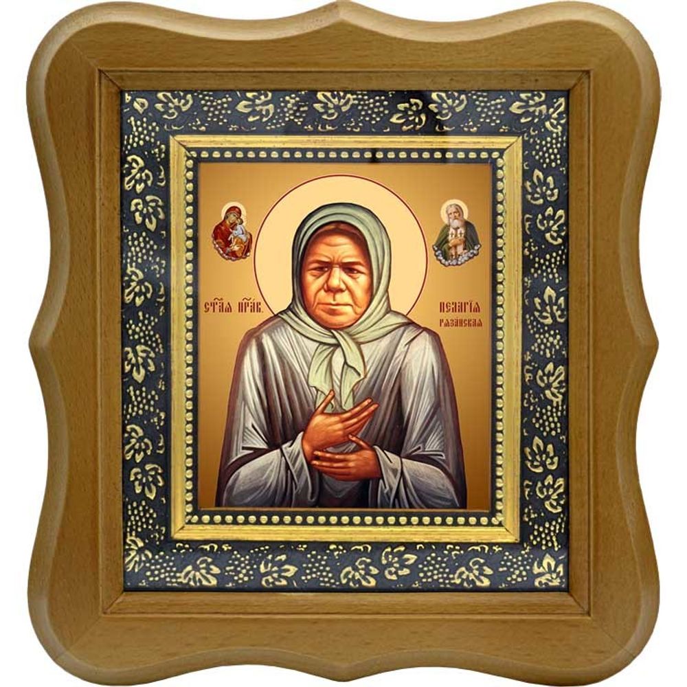 Пелагия Рязанская блаженная. Икона на холсте.