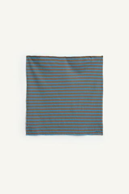 ZARA БАНДАНА В ПОЛОСКУ, СВЕТЛО-ГОЛУБОЙ