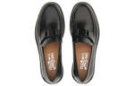 FERRAGAMO Vara Leather Casual Shoes Men"s Black