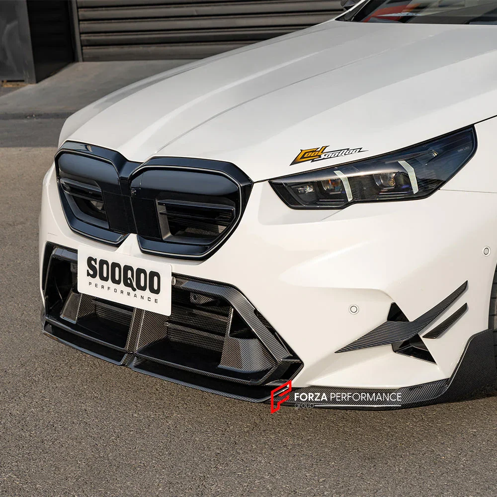 Карбоновый центральный воздуховод переднего бампера Sooqoo для BMW M5 G90 G99 2025+ БМВ