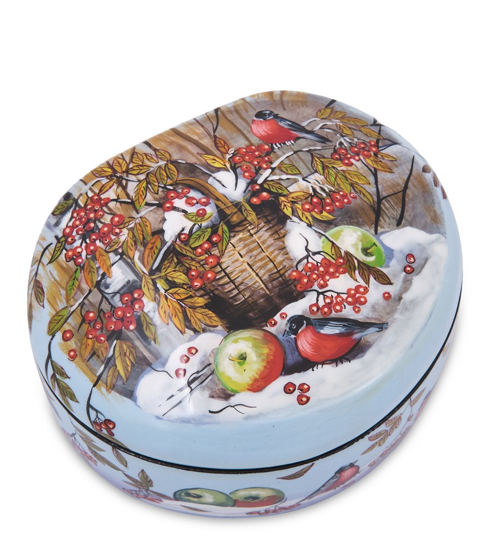 ШК-55/257 Шкатулка «Снегири» исп. Маркова