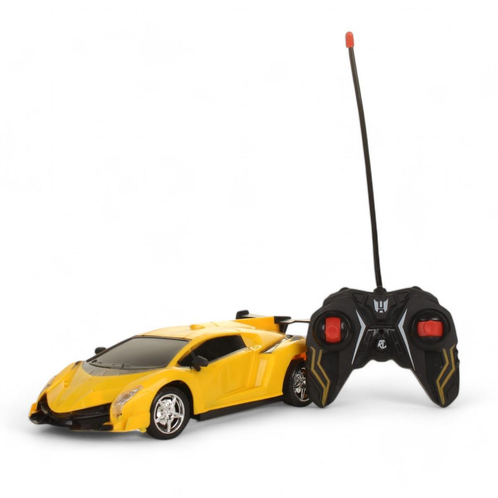 Машина классич.на РУ см, желтая, коробка 797-5