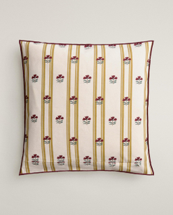Zara Home наволочка декоративная из хлопка, экрю, в полоску, 45x45 см