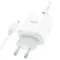 Adapter Сетевое зарядное устройство с кабелем HOCO C104A Stage single port PD20W Charger Set (C to iP)(EU) White