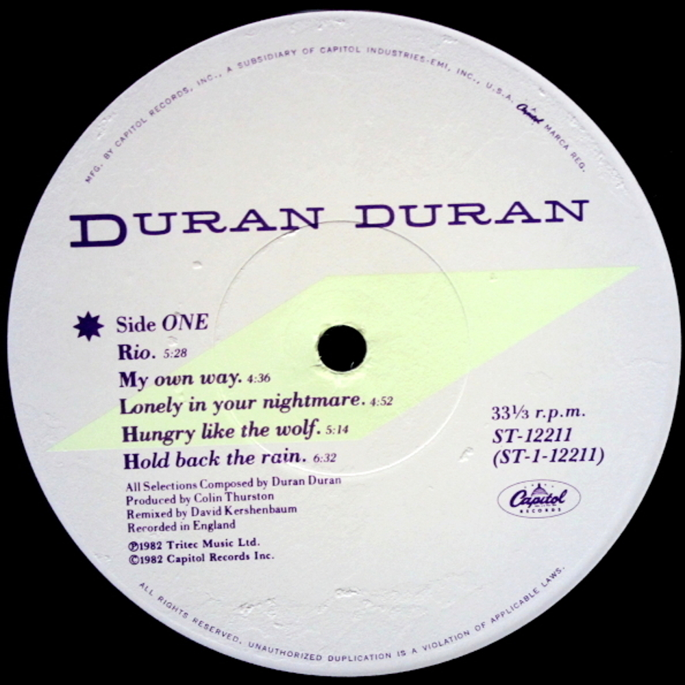 Duran Duran / Rio (LP)
