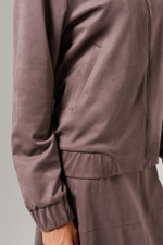 1906 Блузон женский (серо-розовый)