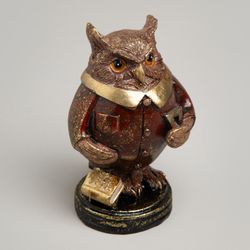 ФИГУРКА "АНГЛИЙСКАЯ КОЛЛЕКЦИЯ "СОВА" 7*7*12 СМ