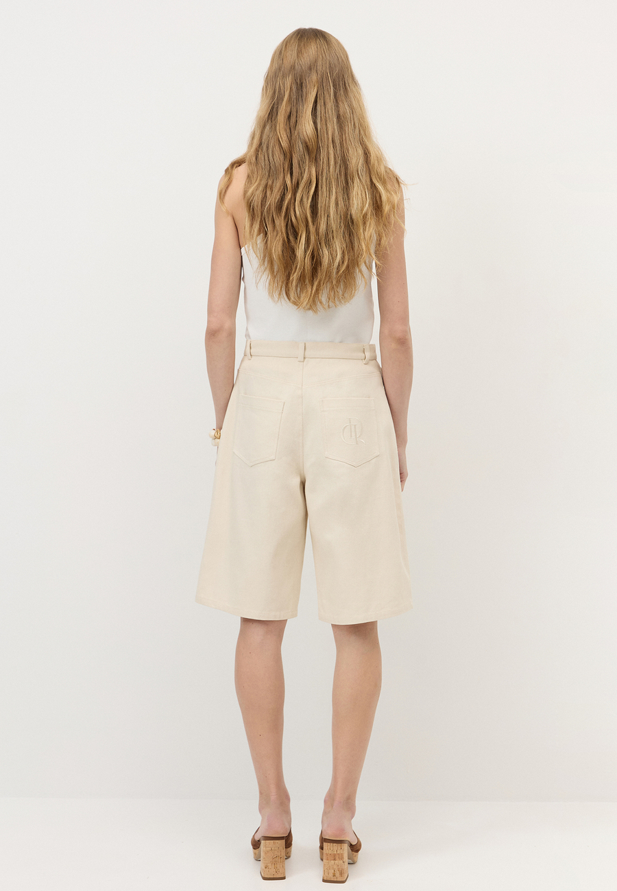 Бермуды из хлопка