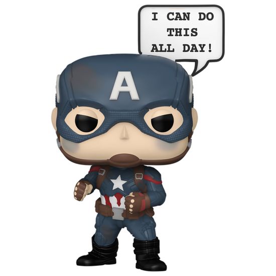 Фигурка Funko POP! Bobble Marvel Infinity Saga Captain America(I can) WonderCon25 (Exc) (1480) 85287 / Фигурка Фанко ПОП! по мотивам вселенной "Марвел", Капитан Америка