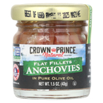Crown Prince Natural, филе анчоусов, в чистом оливковом масле, 43 г (1,5 унции)