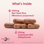 Jarrow Formulas, красный ферментированный рис и коэнзим Q10, 120 растительных капсул