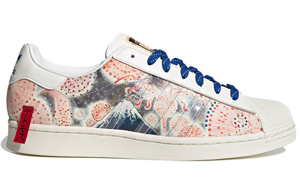 Кроссовки Atmos X Three Tides Tattoo X Adidas Originals Superstar "Mt. Fuji"