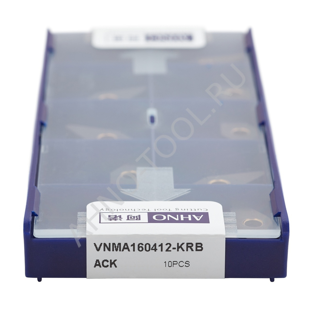 Пластина твердосплавная ISO VNMA160412-KRB ACK10E AHNO по чугуну, чистовая