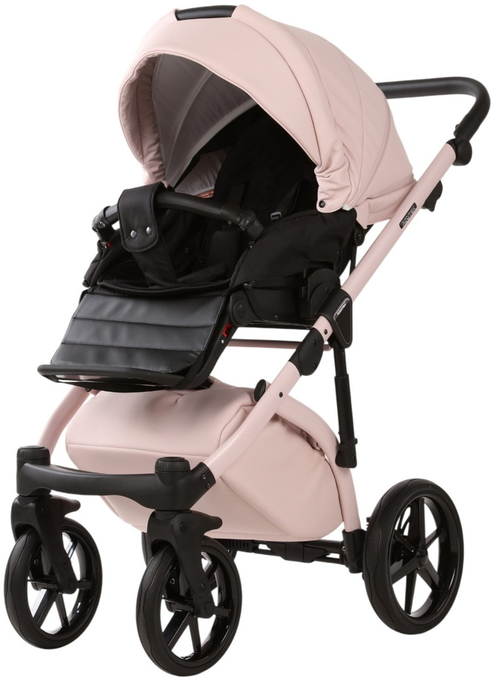 Детская коляска Adamex Chantal Pro Natura 2 в 1 CN-2-ROSE (СВ. РОЗОВАЯ КОЖА)