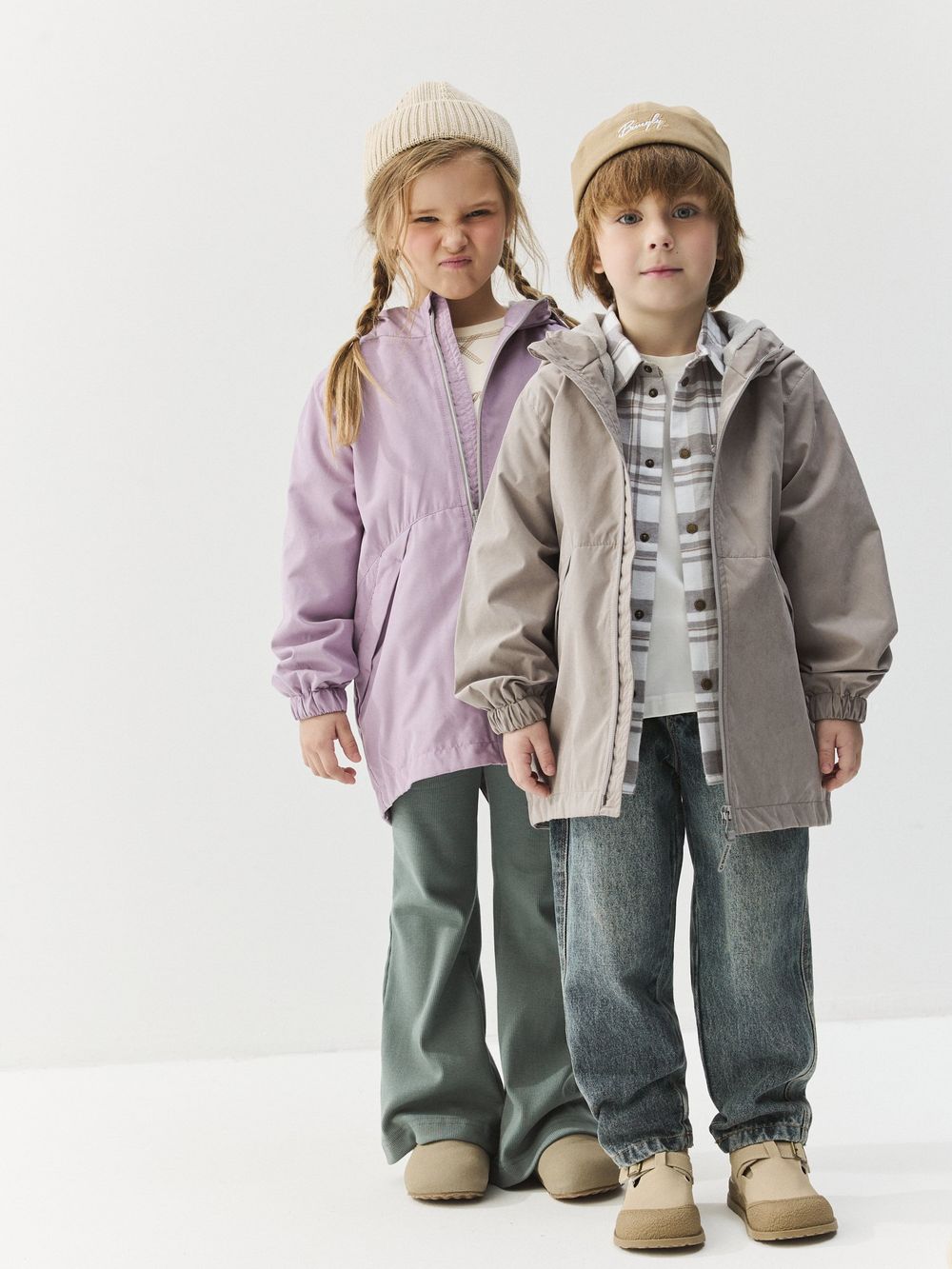 Парка на флисе "Латте"