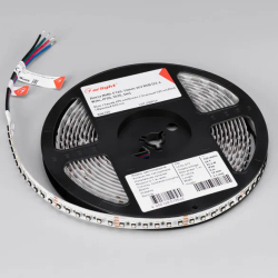 Светодиодная лента MINI-F120-12mm 24V RGB (22.4 W/m, IP20, 3535, 5m) (Arlight, Открытый) 022719(2)