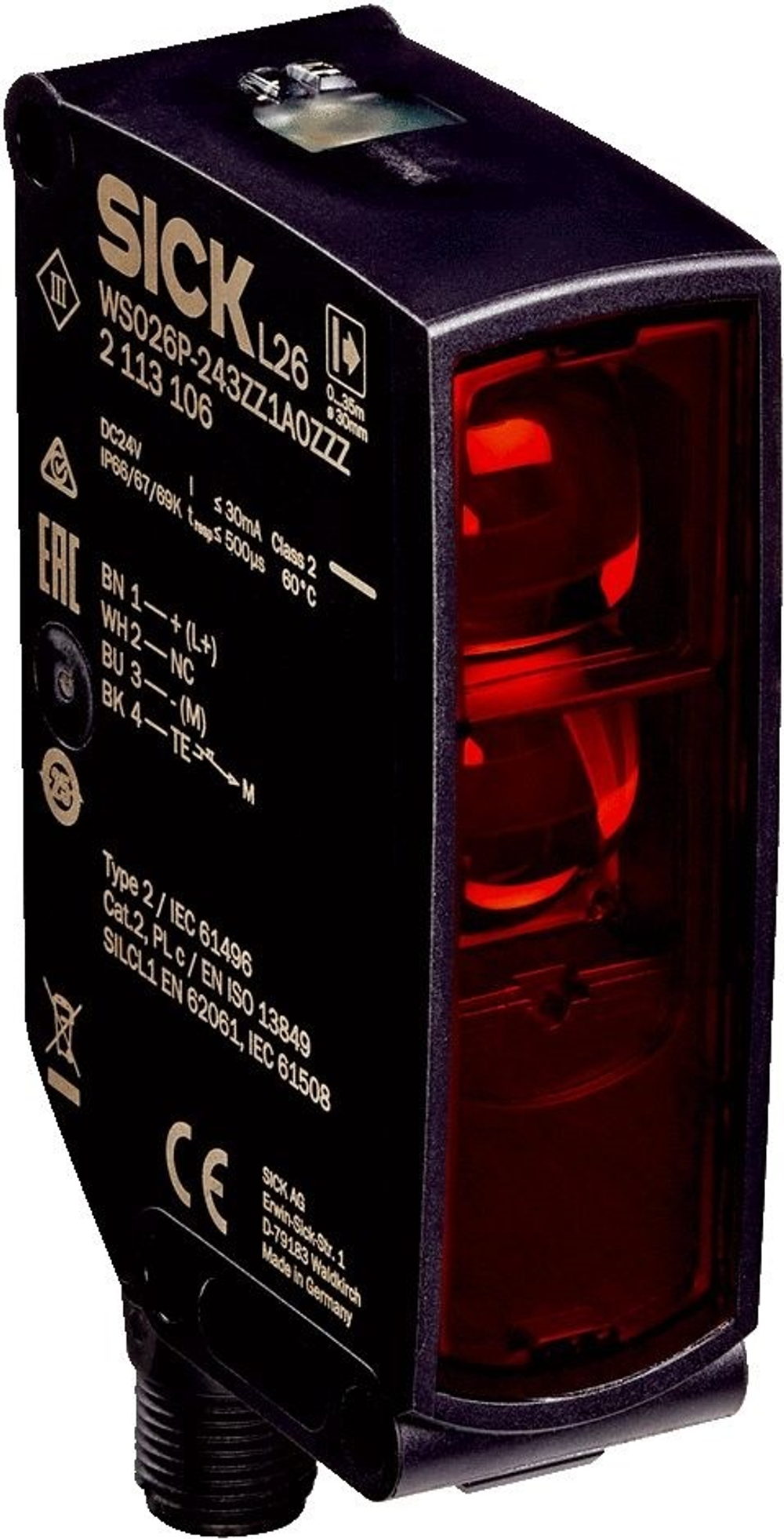 Датчик безопасности Sick WSO16P-243ZZ1A0ZZZZLLZZZZZZZZ1