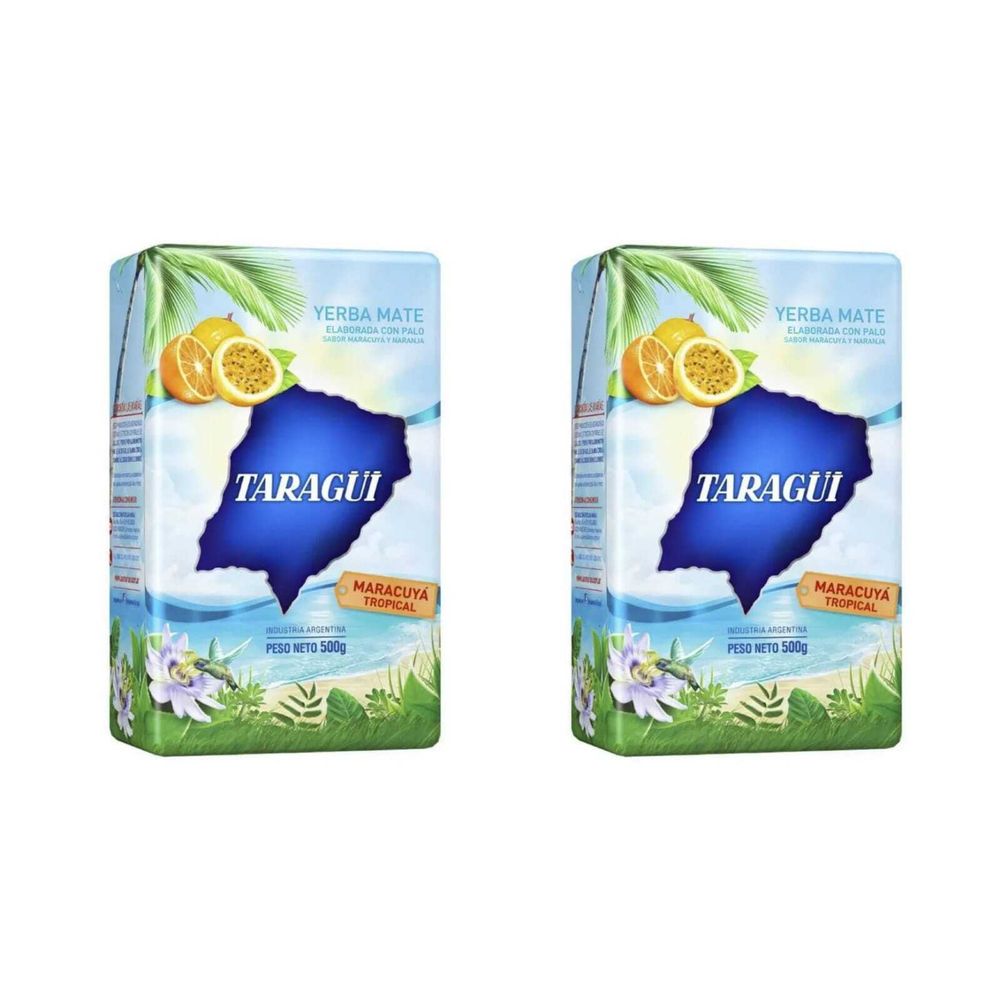 Чай мате Taragui Yerba mate Maracuya Tropical 500 г, 2 шт