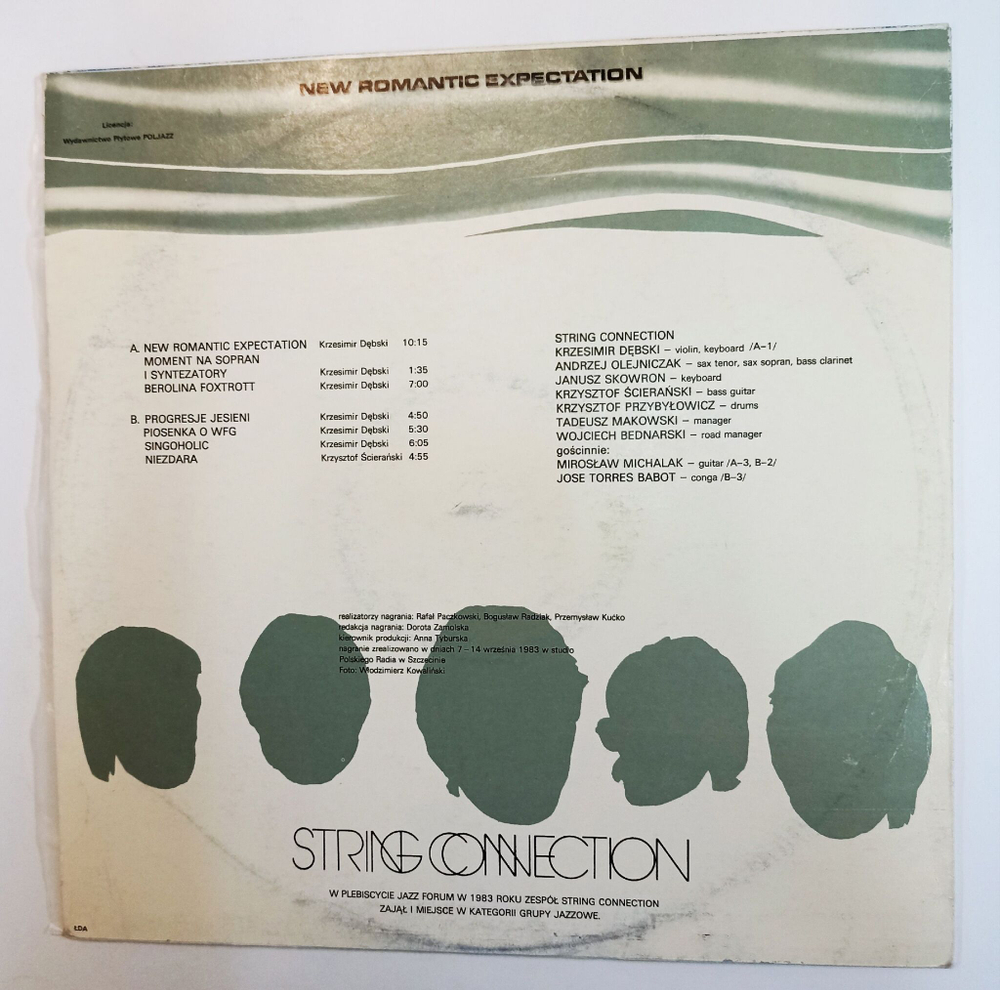 Винтажная виниловая пластинка LP String Connection New Romantic Expectation (Польша 1983)