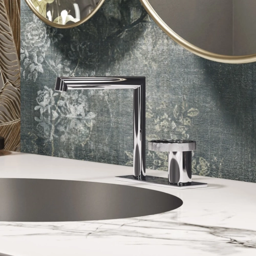 Смеситель для раковины Gessi Anello, без донного клапана, цвет Chrome