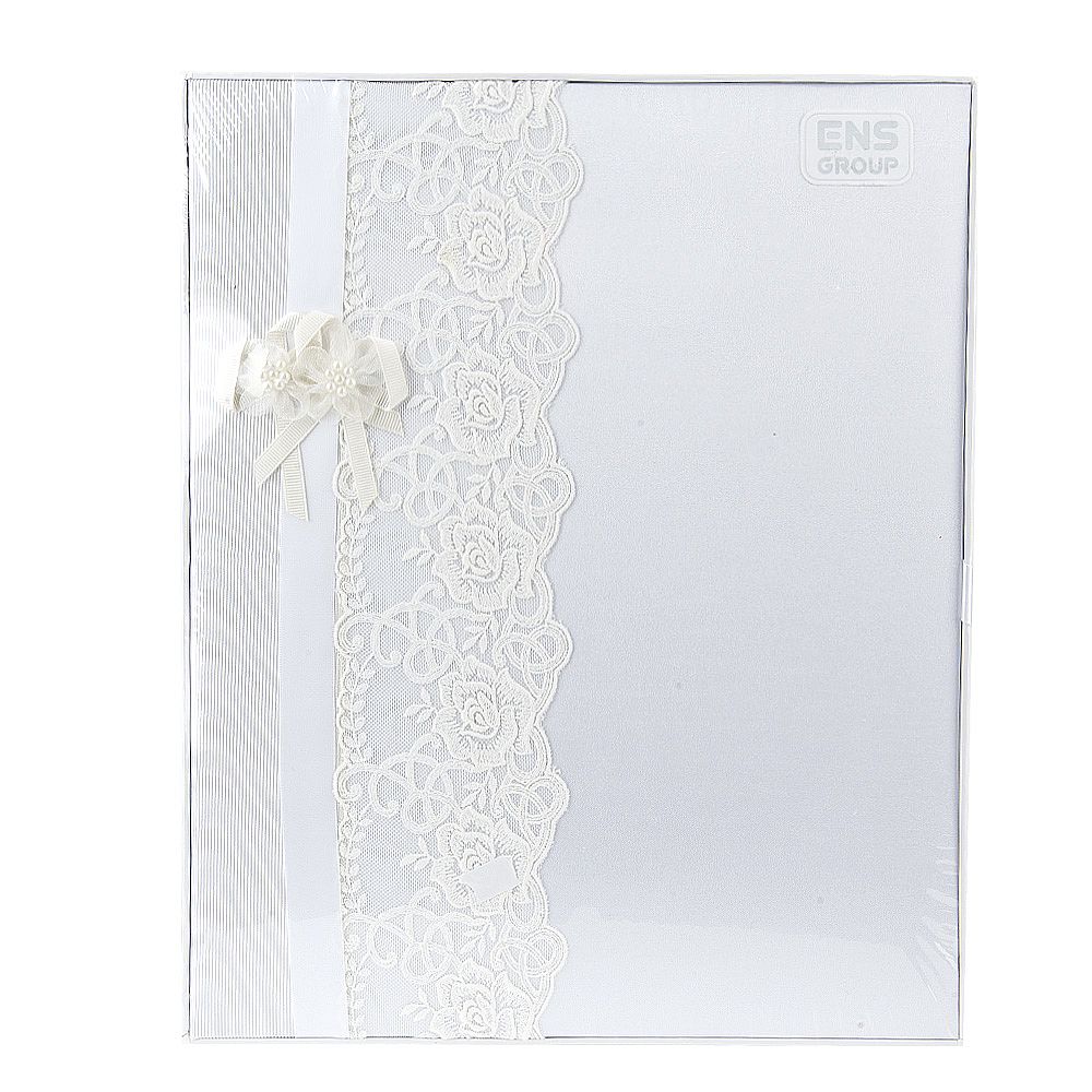 Альбом для фотографий (свадебный) "Кружева" (28*33*4,5см.) на 240 фотографий (10*15см.) + 3-и магнит