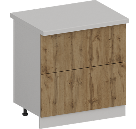 Кухня Модуль ШН2Я 800 Белый / Вотан