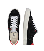 Кожаные кроссовки longwood POLO RALPH LAUREN - черный(816931905)