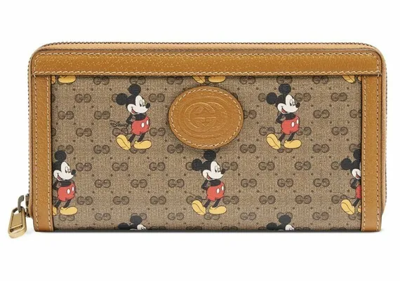 Бумажник на молнии Gucci Disney X Gucci