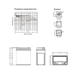 Аккумулятор WBR SMT / WBR MT 12-7-A (YTX7L-BS)