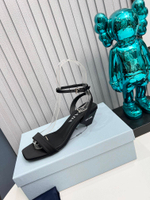 Prada Satin Sandals