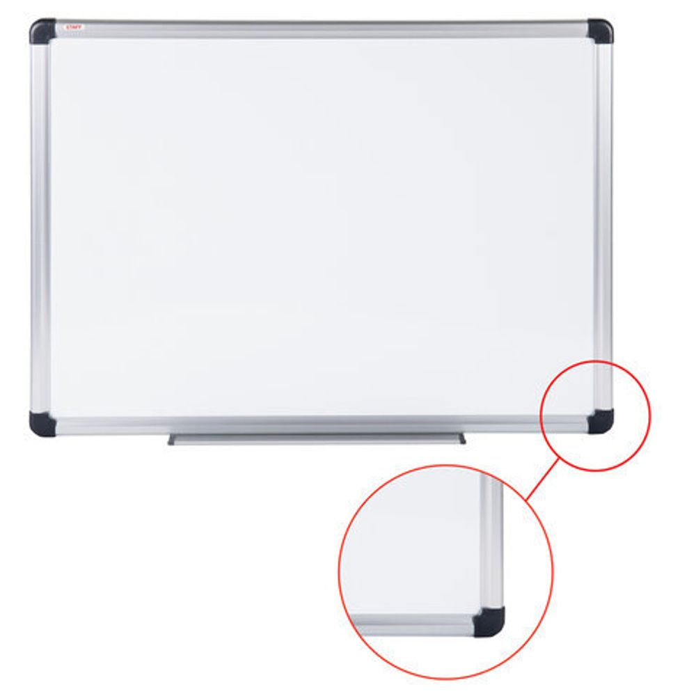 Доска магнитно-маркерная 45х60 см, алюминиевая рамка, ГАРАНТИЯ 10 ЛЕТ, STAFF, 235461