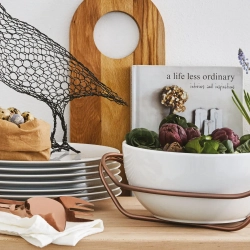 Sambonet Щипцы для сервировки меди Living PVD 26см