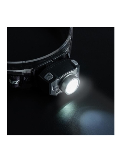 Фонарь аккумуляторный налобный AccuH1-L5WZ-bk zoom LED 5Вт + 2хRED SMD IP54 5 режимов: 100проц. 180лм 3.5ч/50проц. 110лм 5.5ч/30проц. 65лм 15ч/красн. 28ч/мигающ. красн. 12ч аккум. 0.8А.ч управл. жестами черн./сер. JazzWay 5036642