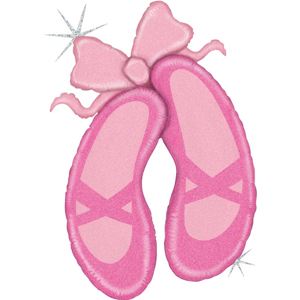 Шар Фольгированный Пуанты (Розовый)