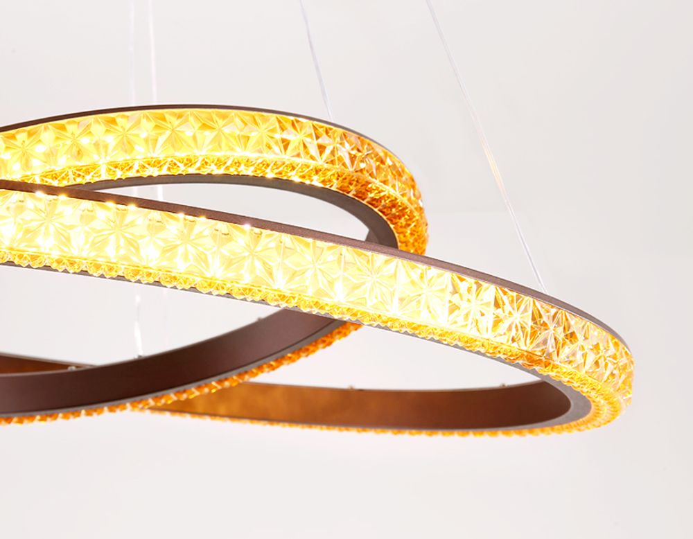 Ambrella Подвесной светодиодный светильник с пультом Crystal FF11