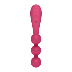 Тройной вибромассажёр Satisfyer Tri Ball 1, красный