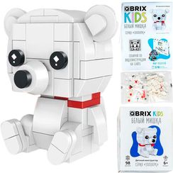 Конструктор QBRIX KIDS Белый мишка