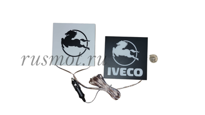 Светодиодная табличка двойная ПРЕМИУМ 24V 15х15 IVECO