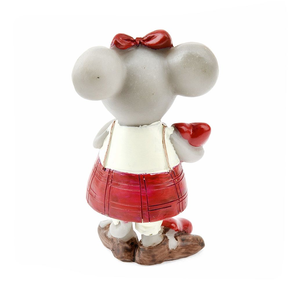 Фигурка декоративная "Мышка и любовь" 6*5*10см. (2вида) (min4) (транспортная упаковка)