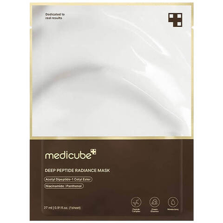 Маска тканевая с пептидами Medicube Deep Peptide Radiance Mask