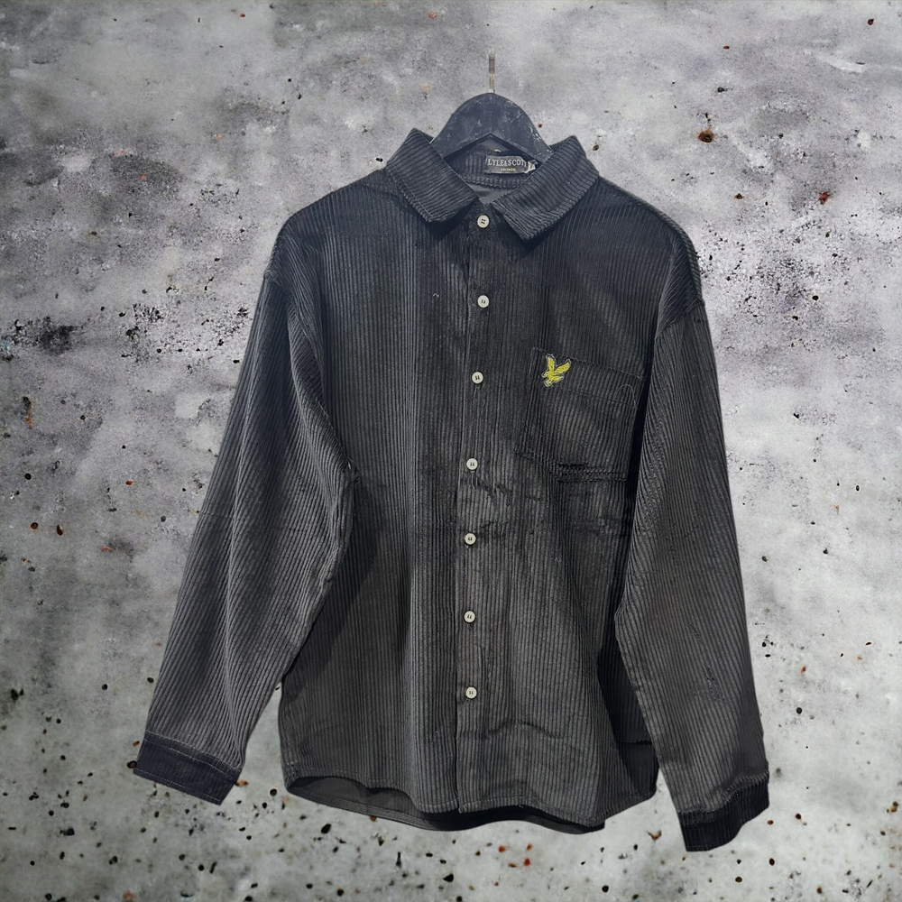 Рубашка вельветовая Lyle Scott • Черный