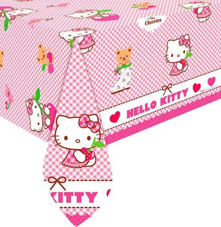 Скатерть Хэллоу Китти Hello Kitty Hearts 120 на 180 см.